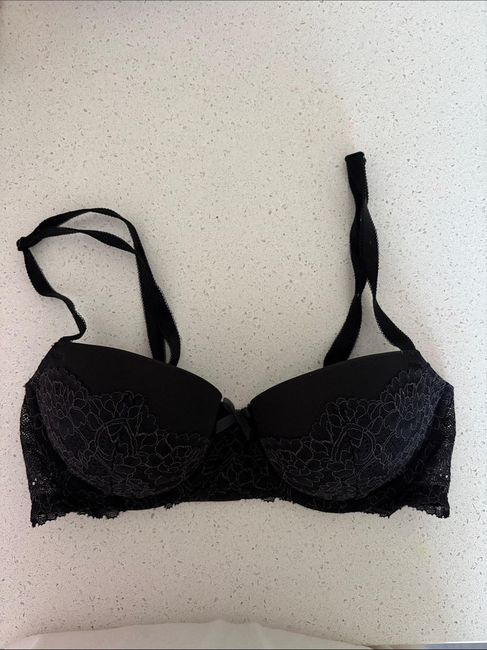 Victoria's Secret Black Lace Push-Up Bra